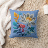 美しい花葉や クッション (ブランケット)