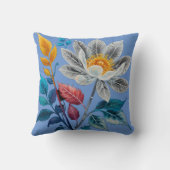 美しい花葉や クッション (裏面)