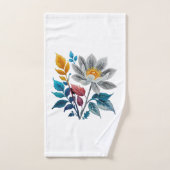 美しい花葉や バスタオルセット (ハンドタオル)