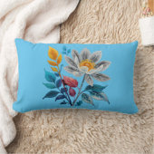 美しい花葉や ランバークッション (ブランケット)