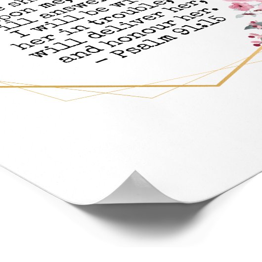 美しい花詩編91ポスター ポスター (角)