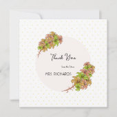 美しい花 サンキューカード (正面)