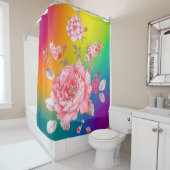 美しい花 シャワーカーテン (インサイチュ)