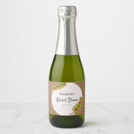 美しい花 スパークリングワインラベル