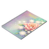 美しい花 ノートブック (左側)