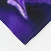 美しい花 フリースブランケット (角)