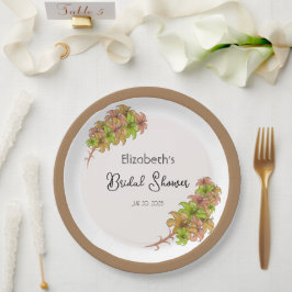 美しい花 ペーパープレート