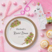 美しい花 ペーパープレート (パーティー)