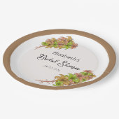 美しい花 ペーパープレート (アングル)