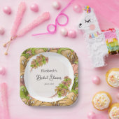 美しい花 ペーパープレート (パーティー)