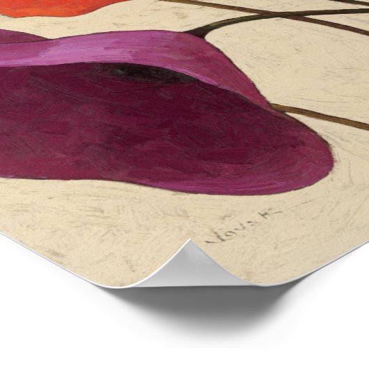 美しい花 ポスター (角)