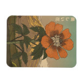 美しい花 マグネット (横)
