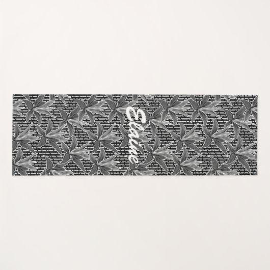 美しい花 ヨガマット (正面(横))