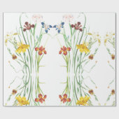 美しい花 ラッピングペーパー (フラット)