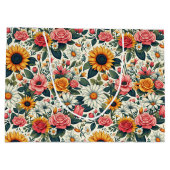 美しい花 ラージペーパーバッグ (裏面)