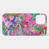 美しい花:ワイルドフラワー水彩壁紙 Case-Mate iPhoneケース (裏面 (横))