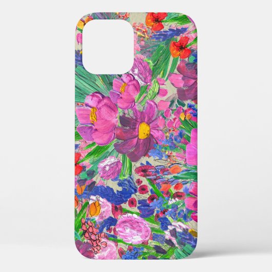 美しい花:ワイルドフラワー水彩壁紙 Case-Mate iPhoneケース (裏面)