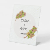 美しい花 台座サイン (正面)