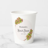 美しい花 紙コップ (正面)