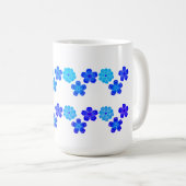 美しい花、花 コーヒーマグカップ (正面右)