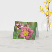 美しい花Notecard カード (黄色い花)