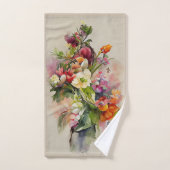 美しい花Paul De Longpre Look バスタオルセット (ハンドタオル)