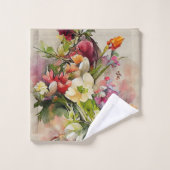 美しい花Paul De Longpre Look バスタオルセット (ウォッシュタオル)