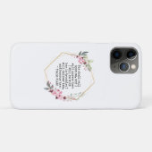美しい花Psalm 91 iPhone 11 Proケース Case-Mate iPhoneケース (裏面(横))