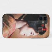 美しい芸者のデジタル絵画のポートレート Case-Mate iPhoneケース (裏面(横))