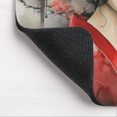 美しい芸者の絵を描インク マウスパッド (コーナー)