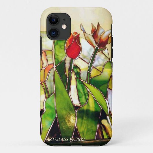 美しい芸術のガラスチューリップやっとそこに Case-Mate iPhoneケース (裏面)