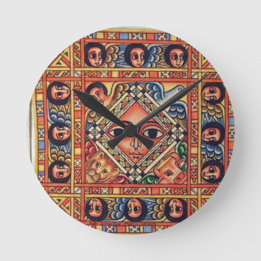 美しい芸術の腕時計 ラウンド壁時計 (正面)