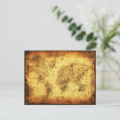 美しい芸術的地図教育ギフト ポストカード (スタンド正面)