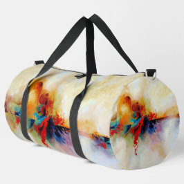 美しい芸術的抽象芸術ア絵画ジア ダッフルバッグ