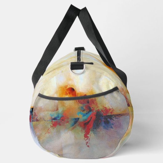 美しい芸術的抽象芸術ア絵画ジア ダッフルバッグ (右)