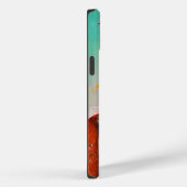 美しい芸術的抽象芸術赤毛ジンジャーガール Case-Mate iPhoneケース (裏面 / 右)