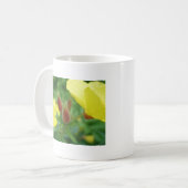 美しい芽の出る花 コーヒーマグカップ (正面左)