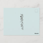 美しい若いクリスマスの妖精の金色の翼 ポストカード (裏面)