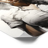 美しい若い女ユニークの女性アート ポスター (角)