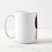 美しい若い女性コーヒーマグ コーヒーマグカップ (左)