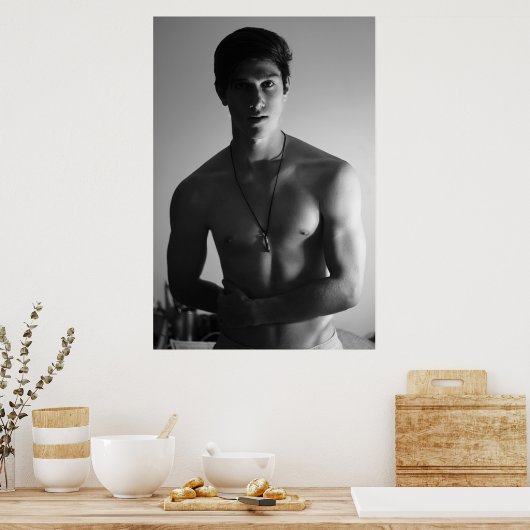 美しい若者 ポスター (キッチン)