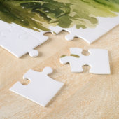 美しい英語コテージ ジグソーパズル (側面)