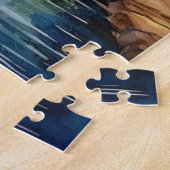 美しい英語コテージ ジグソーパズル (側面)