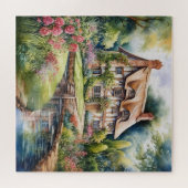 美しい英語コテージ ジグソーパズル (横)