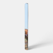 美しい茶色の作業馬チームのカスタムイニシャル SAMSUNG GALAXYケース (左側面)