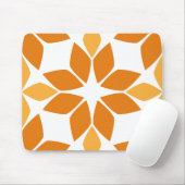 美しい茶色の花弁柄 マウスパッド (マウス)