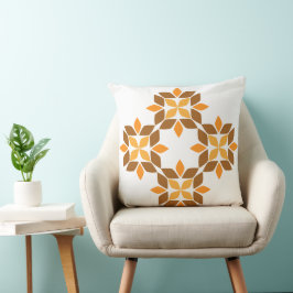 美しい茶色の花弁 クッション