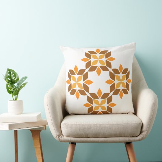 美しい茶色の花弁 クッション (椅子)