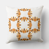 美しい茶色の花弁 クッション (裏面)