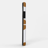 美しい茶色の花柄 Case-Mate iPhoneケース (裏面/右)